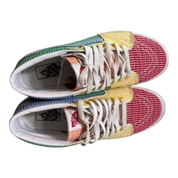 Vans Sk8-Mid Shoes Mens Size 10 Pride Edition Rainbow High Top Sneakers LGBTQ - Picture 8 of 12